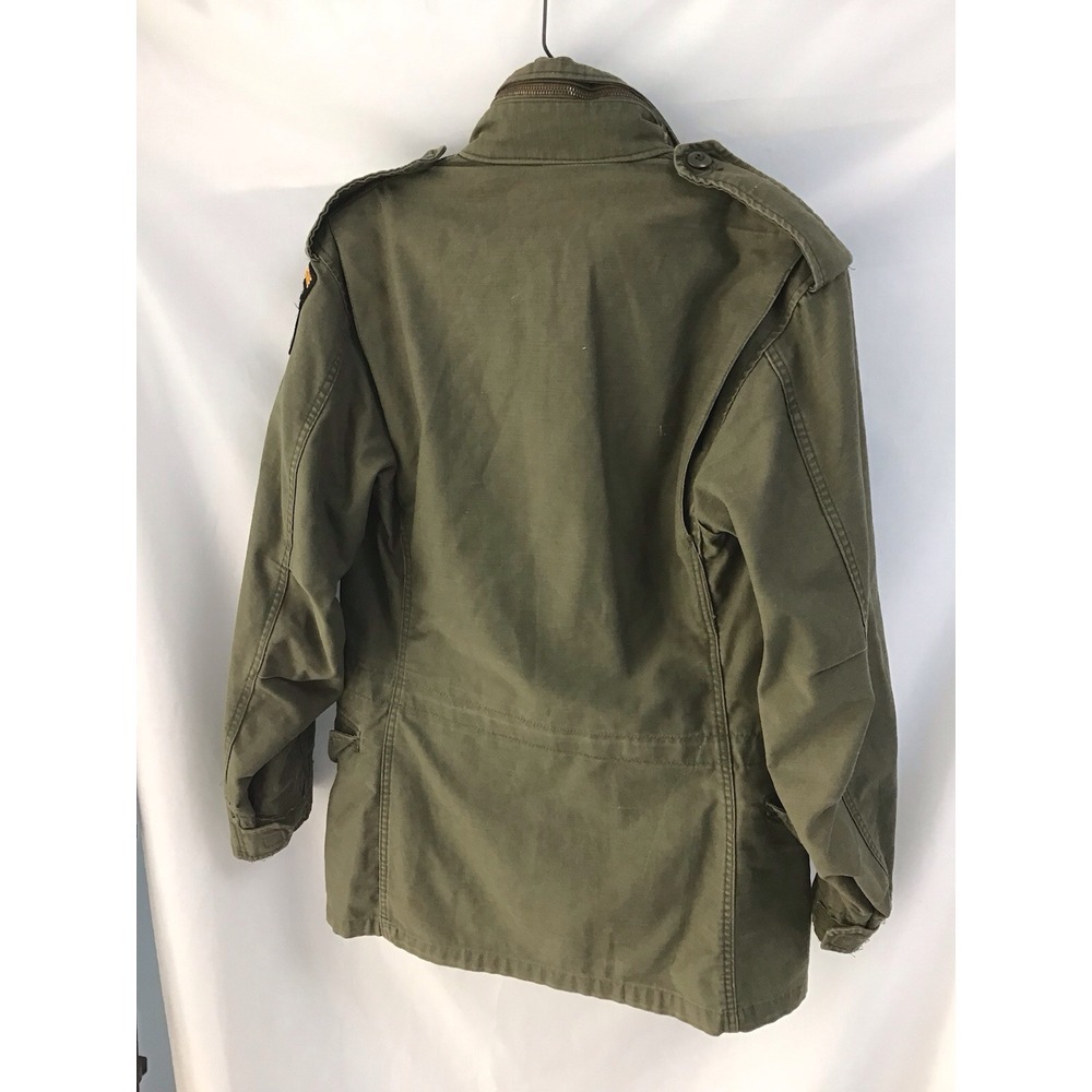 VTG US Army Field Jacket OG-107 Coat Cold Weather Military XS Short M65 USA 80's - Picture 4 of 10